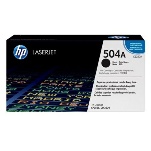 Original HP 504A / CE250A Toner schwarz