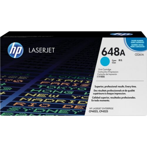 Original HP 648A / CE261A Toner cyan