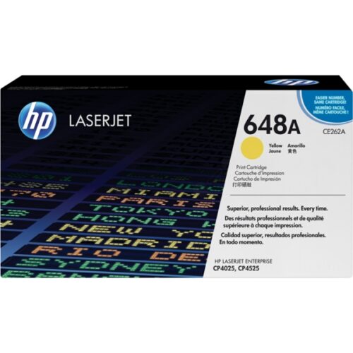 Original HP 648A / CE262A Toner gelb