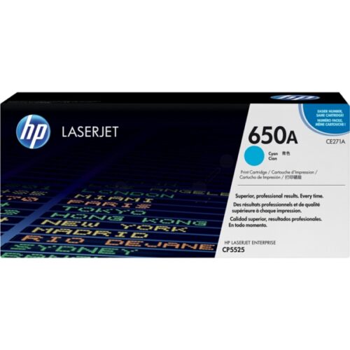 Original HP 650A / CE271A Toner cyan