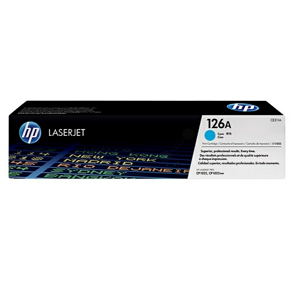 Original HP 126A / CE311A Toner cyan