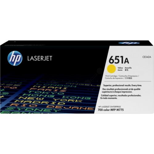 Original HP 651A / CE342A Toner gelb
