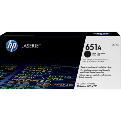 Original HP 651A / CE340A Toner schwarz