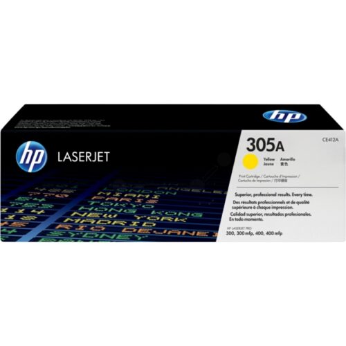 Original HP 305A / CE412A Toner gelb
