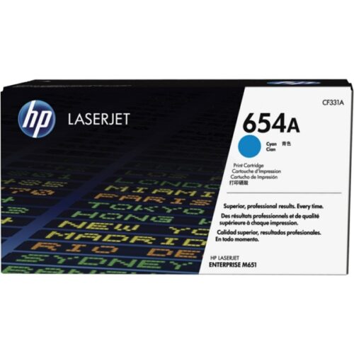 Original HP 654A / CF331A Toner cyan