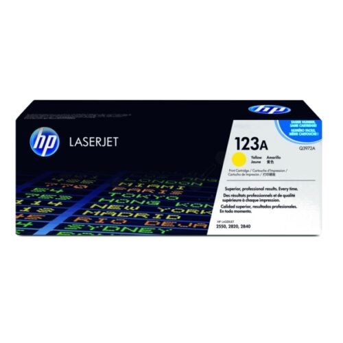 Original HP 123A / Q3972A Toner gelb