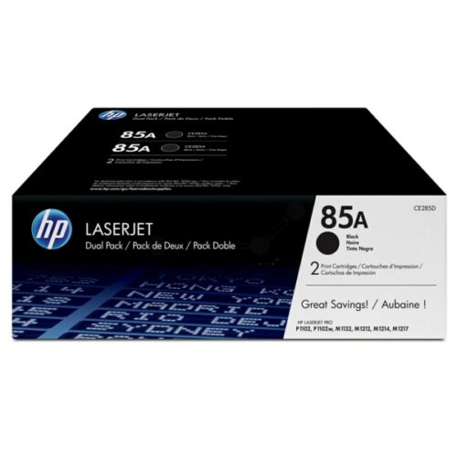 Original HP 85A / CE285AD Toner Doppelpack schwarz (2 Stück)