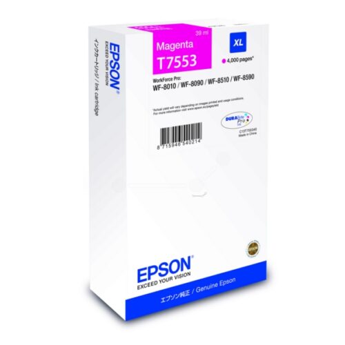 Original Epson T7553 / C13T755340 Tinte magenta