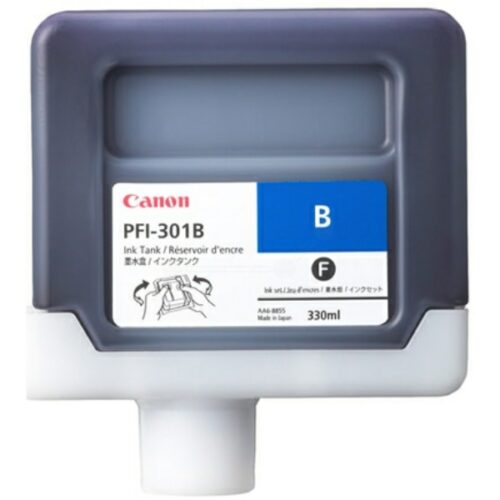 Original Canon PFI-301 B / 1494B001 Tinte blau