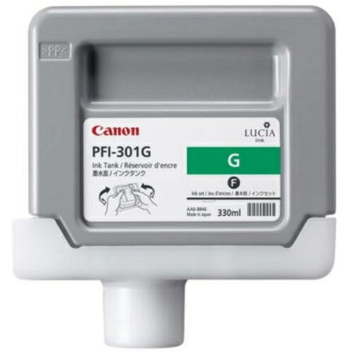 Original Canon PFI-301 G / 1493B001 Tinte grün