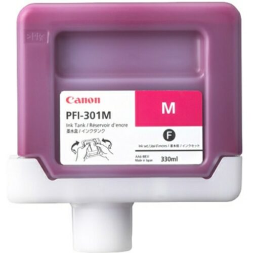 Original Canon PFI-301 M / 1488B001 Tinte magenta