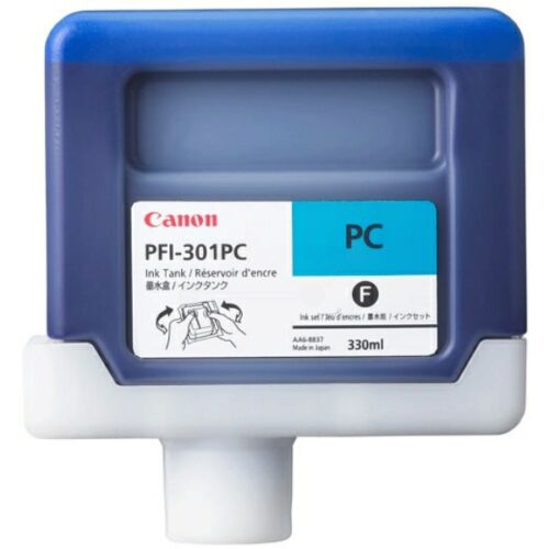 Original Canon PFI-301 PC / 1490B001 Tinte photo cyan