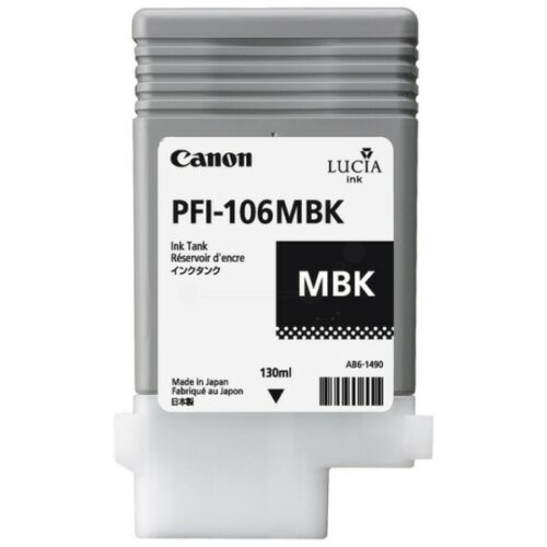 Original Canon PFI-106 MBK / 6620B001 Tinte matt schwarz