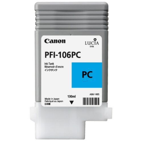 Original Canon PFI-106 PC / 6625B001 Tinte photo cyan