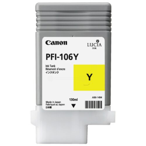 Original Canon PFI-106 Y / 6624B001 Tinte gelb