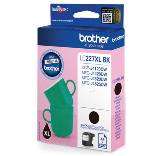 Original Brother LC-227XLBK / LC-227XLBKBP / LC-227XLBKBPDR Tinte schwarz