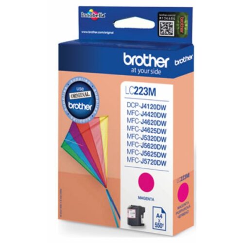 Original Brother LC-223M / LC-223MBPDR Tinte magenta