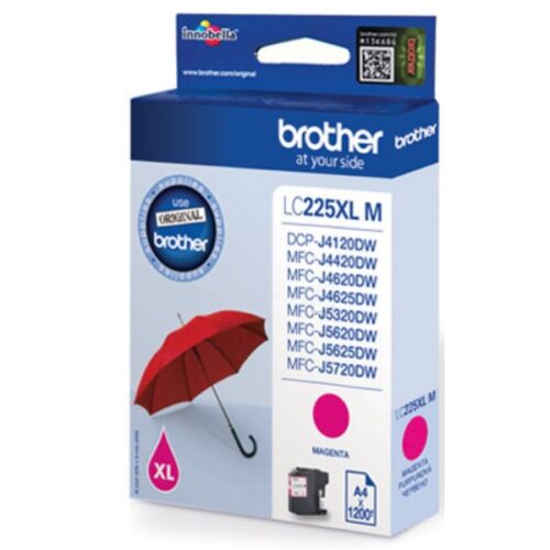 Original Brother LC-225XLM / LC-225XLMBP Tinte magenta