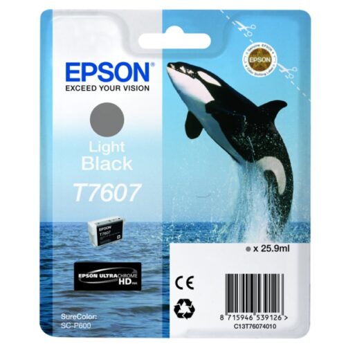 Original Epson T7607 / C13T76074010 Tinte grau
