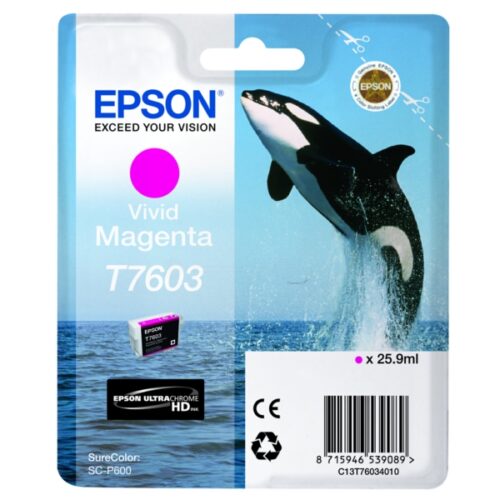 Original Epson T7603 / C13T76034010 Tinte magenta