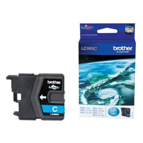 Original Brother LC-985C / LC-985CBP / LC-985CBPDR Tinte cyan