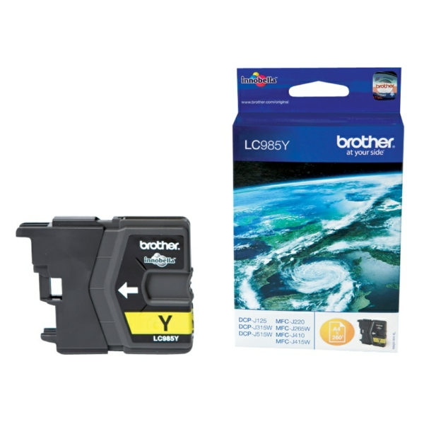 Original Brother LC-985Y / LC-985YBP / LC-985YBPDR Tinte gelb