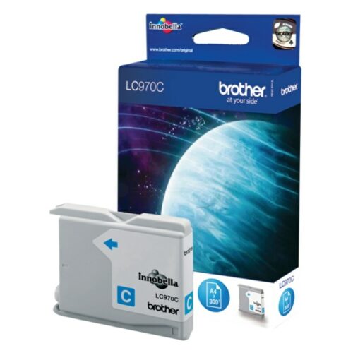 Original Brother LC-970C / LC-970CBP / LC-970CBPDR Tinte cyan