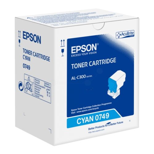 Original Epson 0749 / C13S050749 / S050749 Toner cyan