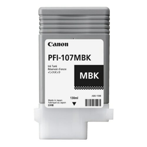 Original Canon PFI-107 MBK / 6704B001 Tinte matt schwarz