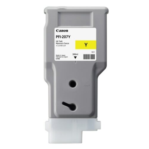 Original Canon PFI-207 Y / 8792B001 Tinte gelb
