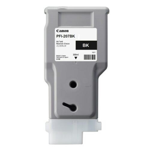 Original Canon PFI-207 BK / 8789B001 Tinte schwarz