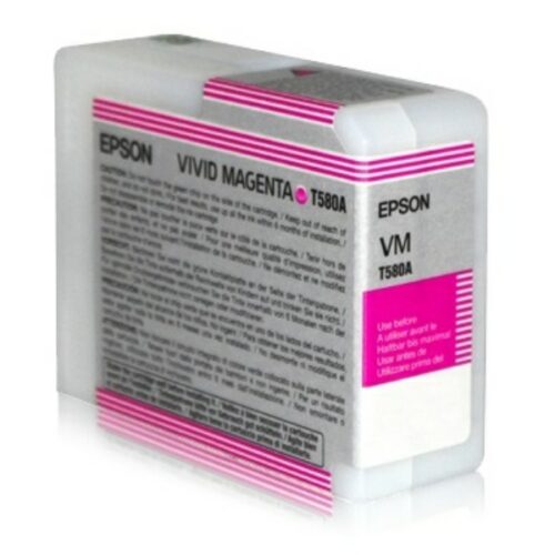 Original Epson T580A / C13T580A00 Tinte magenta