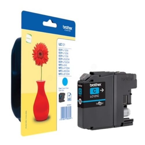 Original Brother LC-121C / LC-121CBP Tinte cyan
