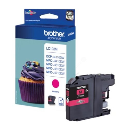 Original Brother LC-123M / LC-123MBP / LC-123MBPDR Tinte magenta