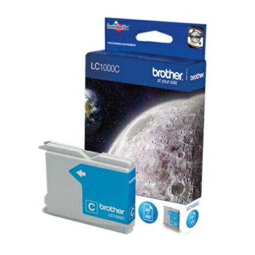 Original Brother LC-1000C Tinte cyan
