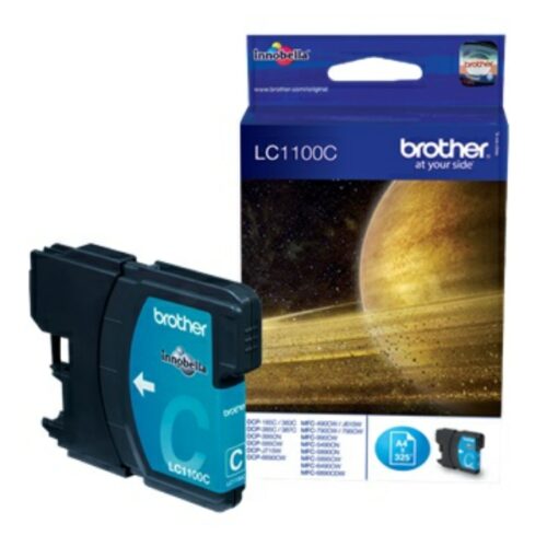 Original Brother LC-1100C / LC-1100CBP / LC-1100CBPDR Tinte cyan
