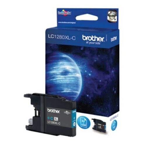 Original Brother LC-1280XLC / LC-1280XLCBP / LC-1280XLCBPDR Tinte cyan