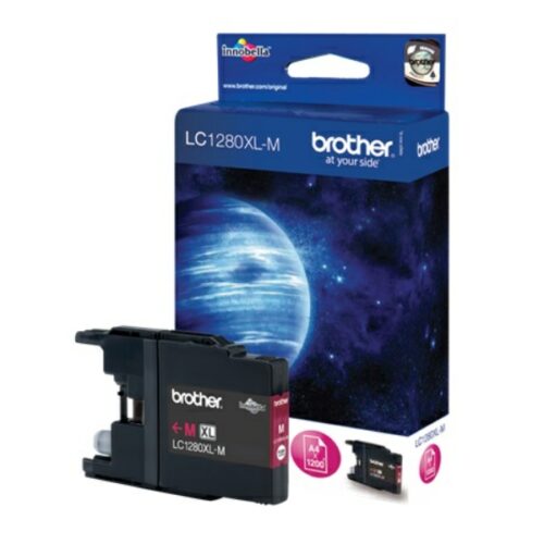 Original Brother LC-1280XLM / LC-1280XLMBP / LC-1280XLMBPDR Tinte magenta