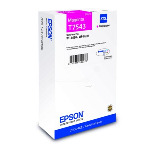 Original Epson T7543 / C13T754340 Tinte magenta