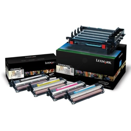 Original Lexmark C540X74G / 0C540X74G Trommel Sparset schwarz, cyan, magenta, gelb (4 Stück)
