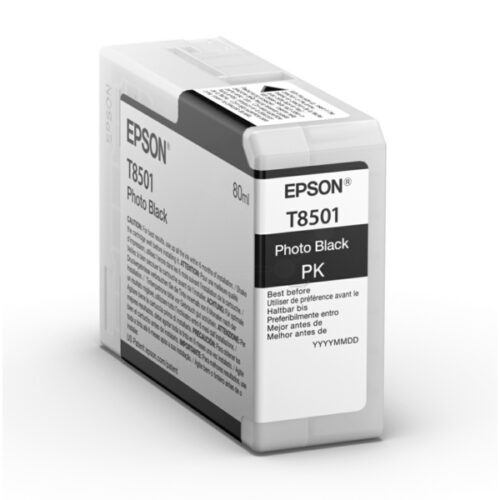 Original Epson T8501 / C13T850100 Tinte photo schwarz