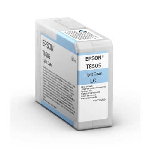 Original Epson T8505 / C13T850500 Tinte photo cyan