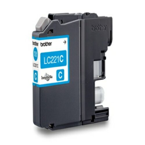 Original Brother LC-221C / LC-221CBP Tinte cyan