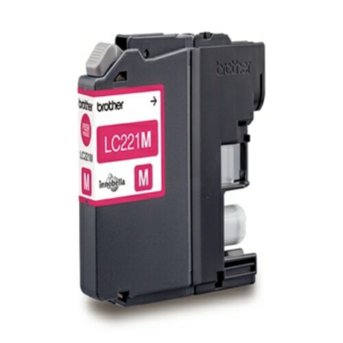 Original Brother LC-221M / LC-221MBP Tinte magenta