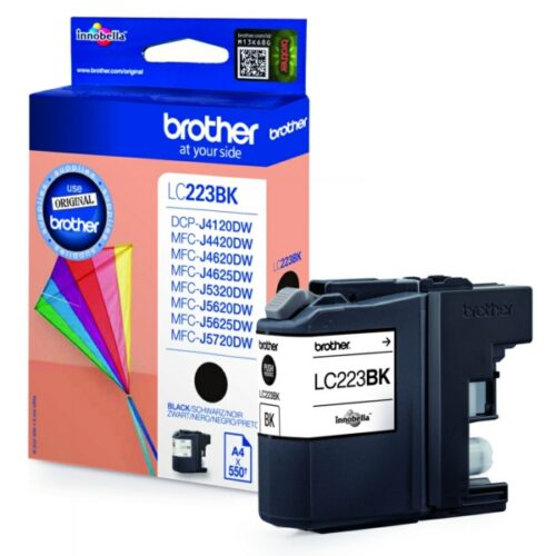 Original Brother LC-223BK / LC-223BKBP / LC-223BKBPDR Tinte schwarz