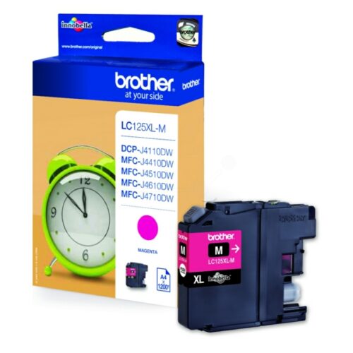 Original Brother LC-125XLM / LC-125XLMBP / LC-125XLMBPDR Tinte magenta