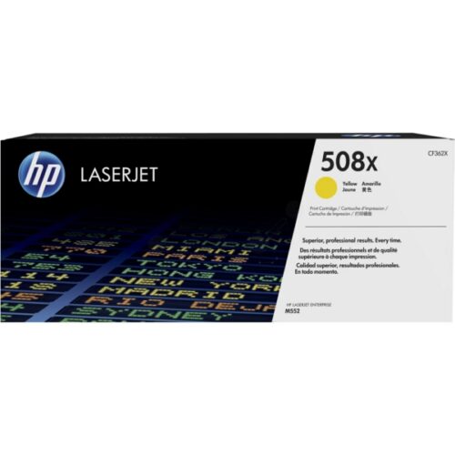 Original HP 508X / CF362X Toner gelb