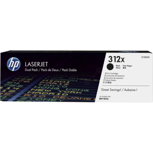 Original HP 312XD / CF380XD Toner Doppelpack schwarz (2 Stück)
