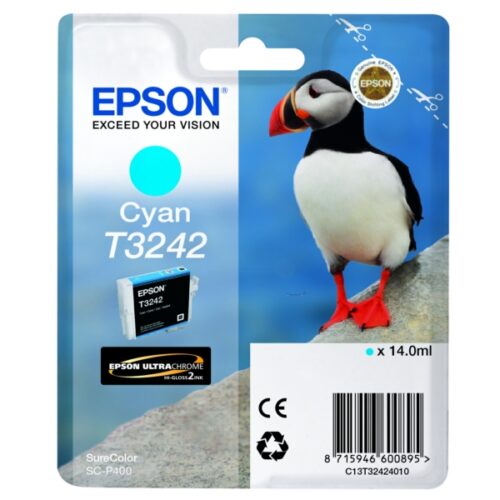 Original Epson T3242 / C13T32424010 Tinte cyan