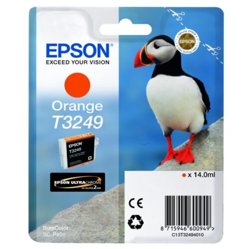 Original Epson T3249 / C13T32494010 Tinte orange